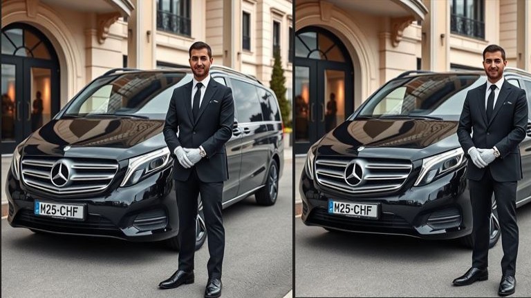 Mercedes V Class Chauffeur Driven Car